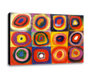 KANDINSKY - COLOR STUDY (squares with concentric rings)